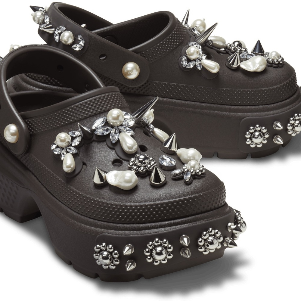 Simone Rocha x Crocs Stomp Clog in Espresso
